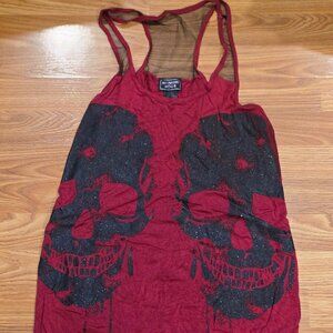 Midnight Hour Red Skull Tank so S Hot Topic Small
